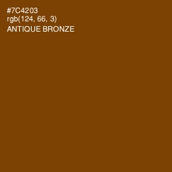 #7C4203 - Antique Bronze Color Image