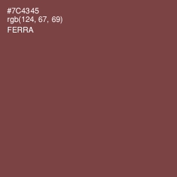 #7C4345 - Ferra Color Image