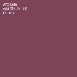 #7C4359 - Ferra Color Image