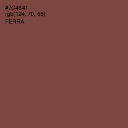 #7C4641 - Ferra Color Image