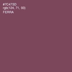 #7C475D - Ferra Color Image