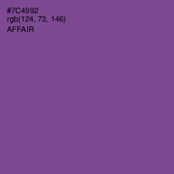 #7C4992 - Affair Color Image