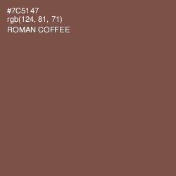 #7C5147 - Roman Coffee Color Image