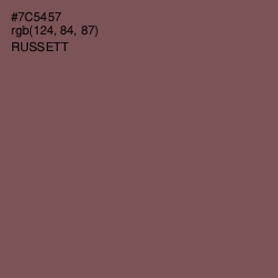 #7C5457 - Russett Color Image