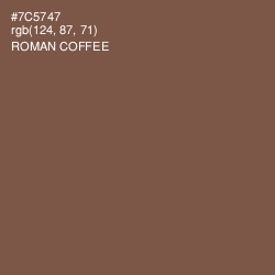 #7C5747 - Roman Coffee Color Image