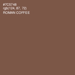 #7C5748 - Roman Coffee Color Image