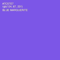 #7C57E7 - Blue Marguerite Color Image