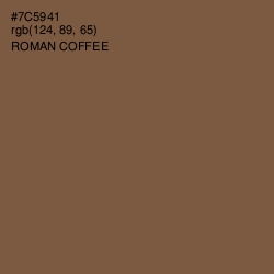 #7C5941 - Roman Coffee Color Image