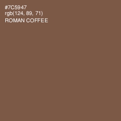 #7C5947 - Roman Coffee Color Image