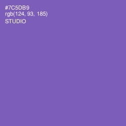 #7C5DB9 - Studio Color Image