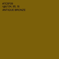 #7C5F09 - Antique Bronze Color Image