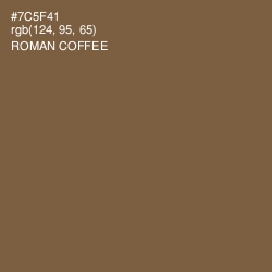 #7C5F41 - Roman Coffee Color Image