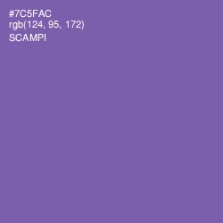 #7C5FAC - Scampi Color Image