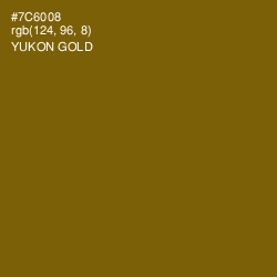 #7C6008 - Yukon Gold Color Image