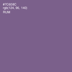 #7C608C - Rum Color Image