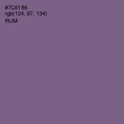 #7C6186 - Rum Color Image