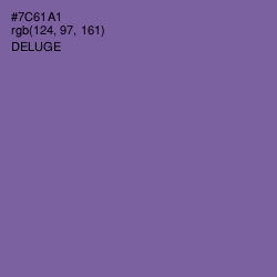 #7C61A1 - Deluge Color Image