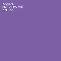 #7C61A6 - Deluge Color Image