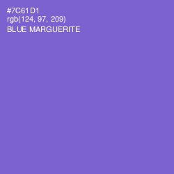 #7C61D1 - Blue Marguerite Color Image