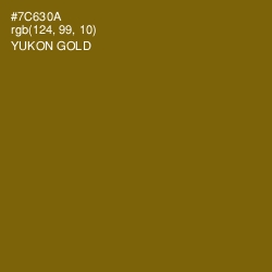 #7C630A - Yukon Gold Color Image