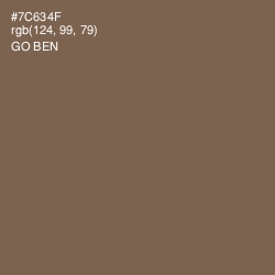 #7C634F - Go Ben Color Image