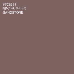 #7C6361 - Sandstone Color Image
