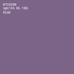 #7C6388 - Rum Color Image