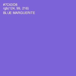 #7C63D8 - Blue Marguerite Color Image