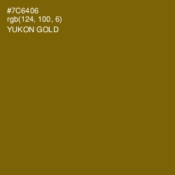 #7C6406 - Yukon Gold Color Image