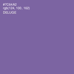 #7C64A2 - Deluge Color Image