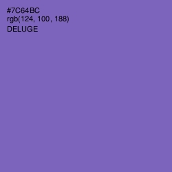 #7C64BC - Deluge Color Image