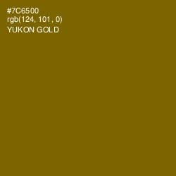 #7C6500 - Yukon Gold Color Image