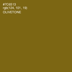 #7C6513 - Olivetone Color Image