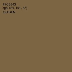 #7C6543 - Go Ben Color Image