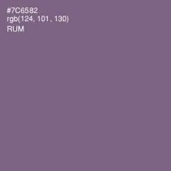 #7C6582 - Rum Color Image
