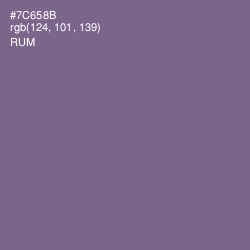 #7C658B - Rum Color Image