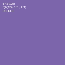 #7C65AB - Deluge Color Image