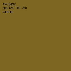 #7C6622 - Crete Color Image