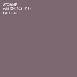 #7C666F - Falcon Color Image