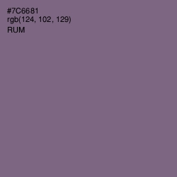 #7C6681 - Rum Color Image