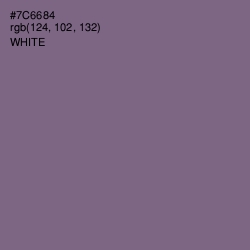 #7C6684 - Rum Color Image