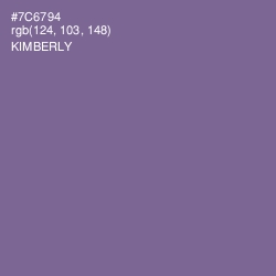 #7C6794 - Kimberly Color Image