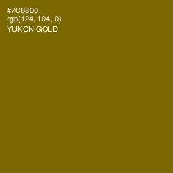 #7C6800 - Yukon Gold Color Image