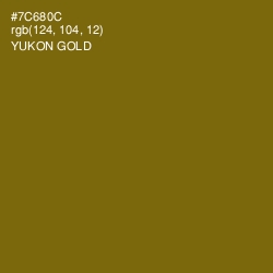 #7C680C - Yukon Gold Color Image