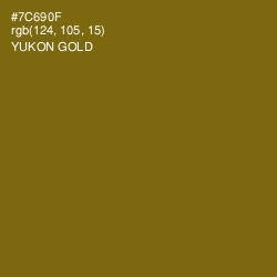 #7C690F - Yukon Gold Color Image