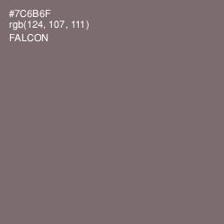 #7C6B6F - Falcon Color Image