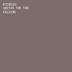 #7C6C6C - Falcon Color Image