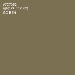 #7C7052 - Go Ben Color Image