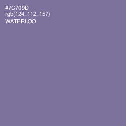 #7C709D - Waterloo  Color Image