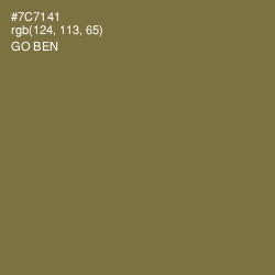 #7C7141 - Go Ben Color Image